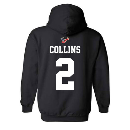 USF - NCAA Football : Jason Collins - Salute to Service Shersey Hooded Sweatshirt-1