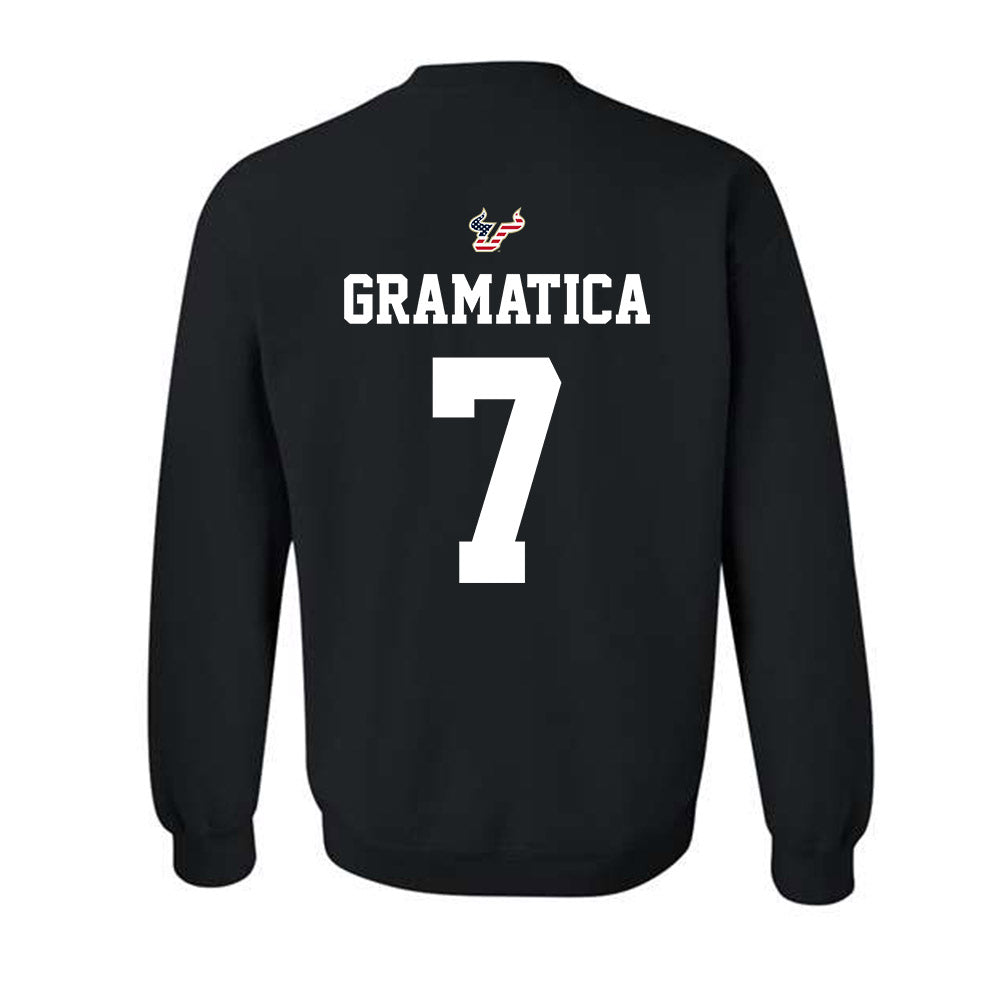 USF - NCAA Football : Nico Gramatica - Salute to Service Shersey Crewneck Sweatshirt-1