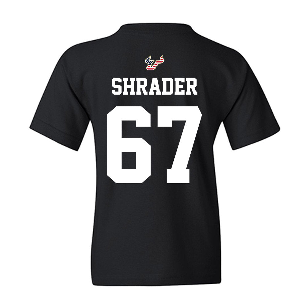 USF - NCAA Football : Thomas Shrader - Salute to Service Shersey Youth T-Shirt-1