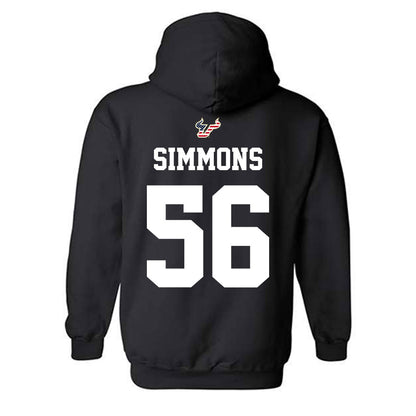 USF - NCAA Football : Terry Simmons - Salute to Service Shersey Hooded Sweatshirt-1