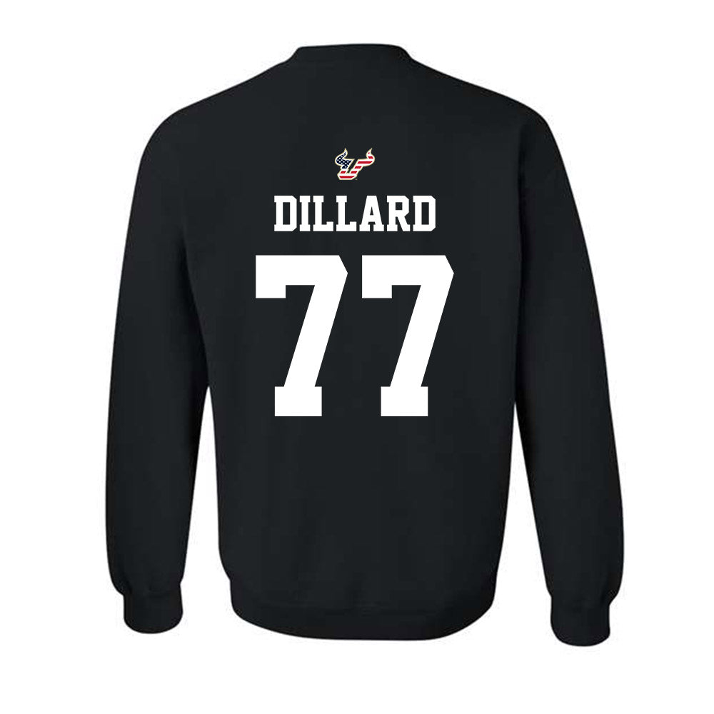 USF - NCAA Football : Major Dillard - Salute to Service Shersey Crewneck Sweatshirt-1