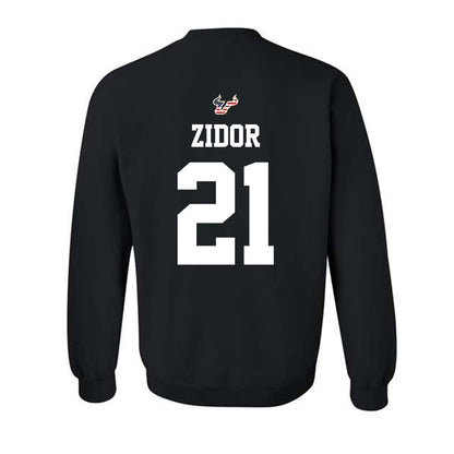 USF - NCAA Football : Victor Zidor - Salute to Service Shersey Crewneck Sweatshirt-1