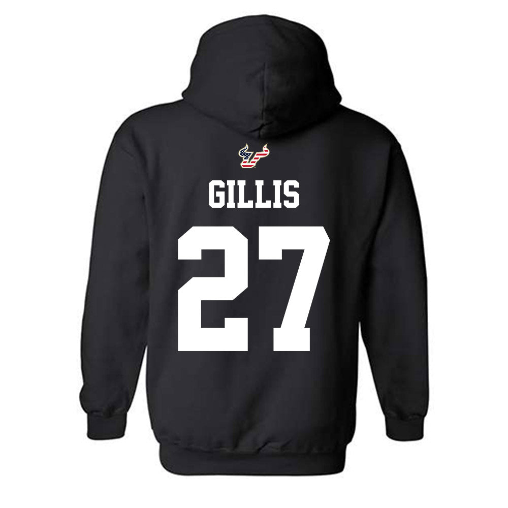 USF - NCAA Football : Jermichael Gillis - Salute to Service Shersey Hooded Sweatshirt-1