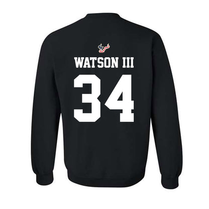 USF - NCAA Football : Rico Watson III - Salute to Service Shersey Crewneck Sweatshirt-1