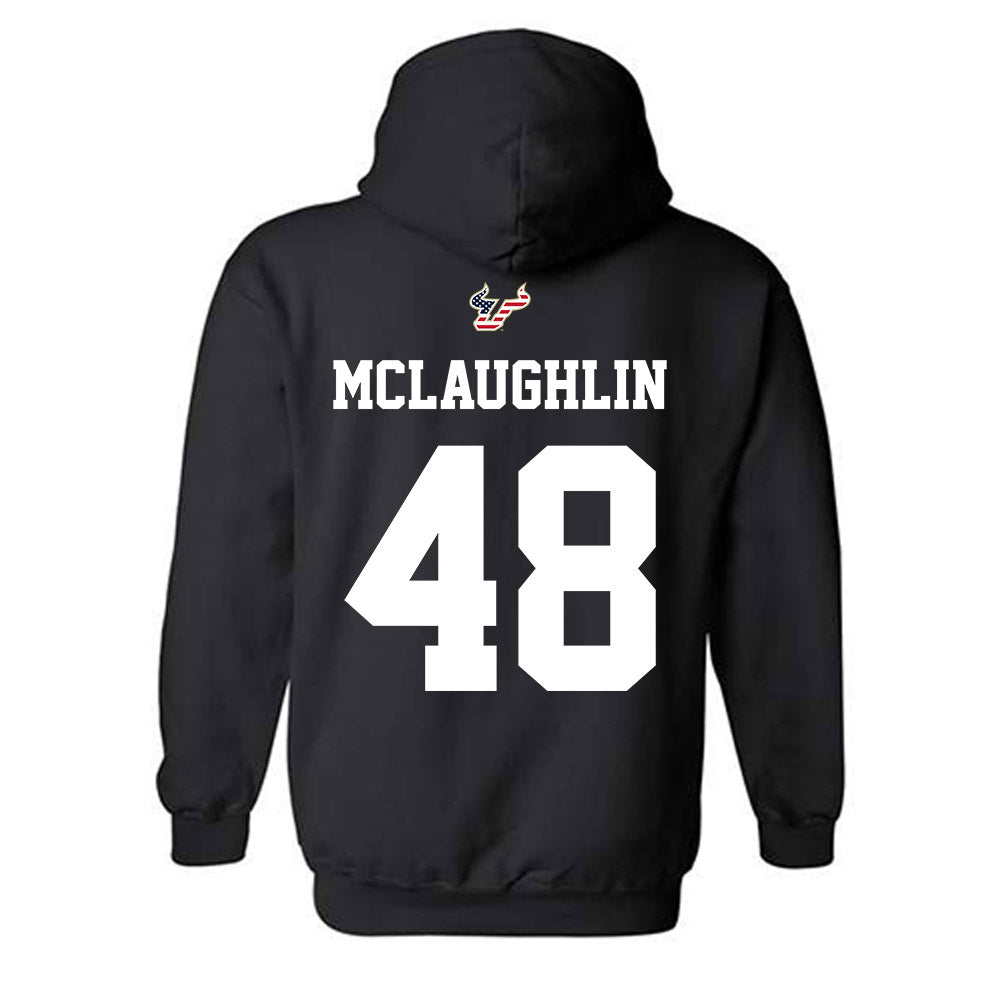 USF - NCAA Football : Turner McLaughlin - Salute to Service Shersey Hooded Sweatshirt-1