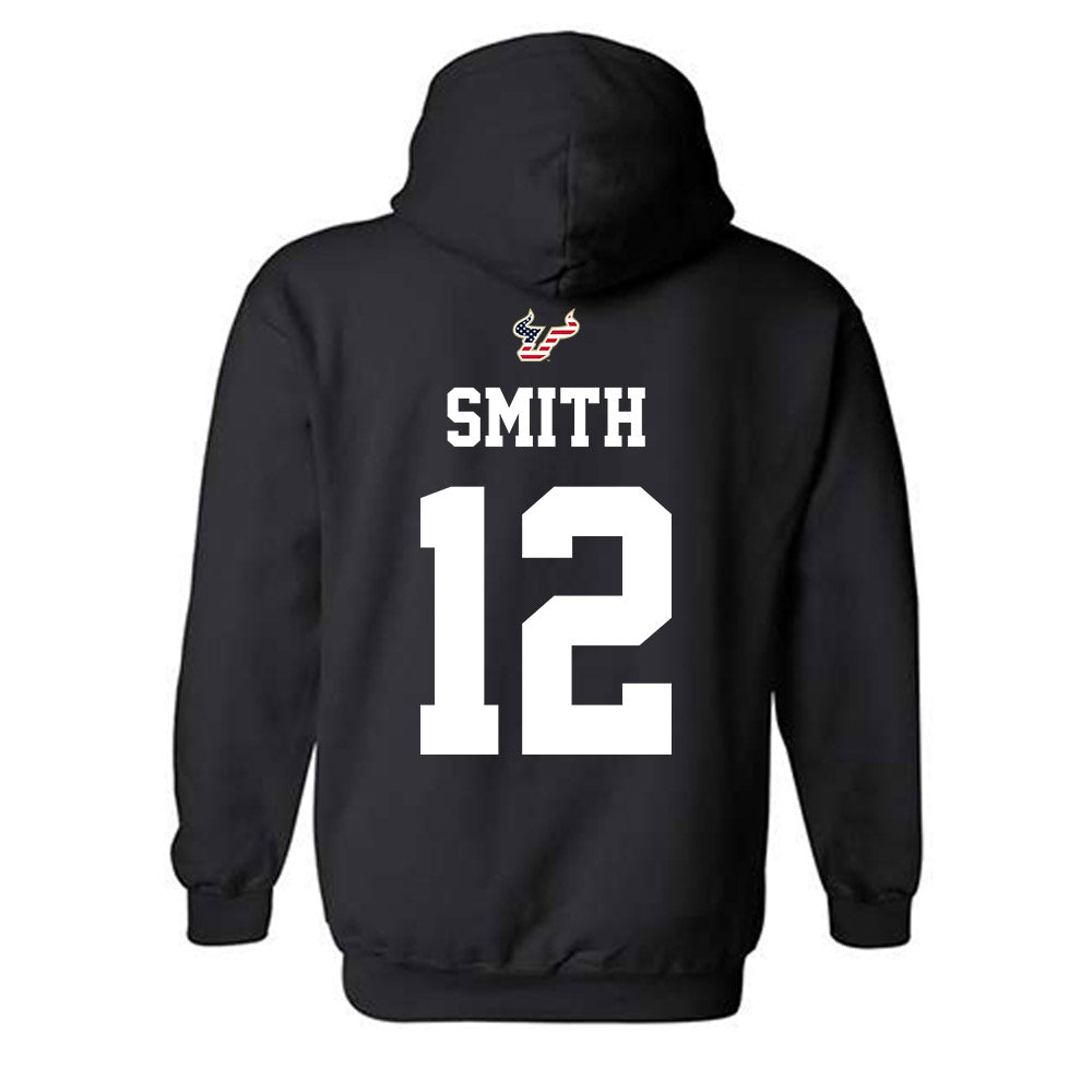 USF - NCAA Football : Jabari Smith - Salute to Service Shersey Hooded Sweatshirt-1