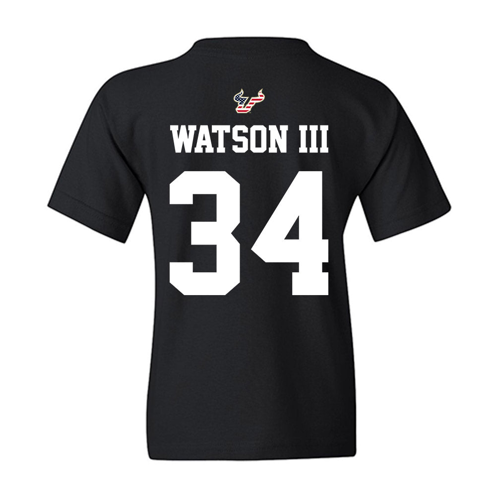 USF - NCAA Football : Rico Watson III - Salute to Service Shersey Youth T-Shirt-1