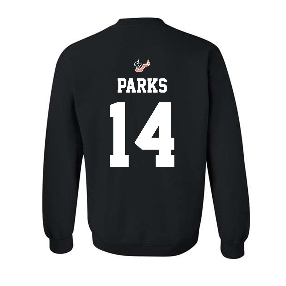 USF - NCAA Football : Arkese Parks - Salute to Service Shersey Crewneck Sweatshirt-1