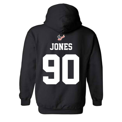USF - NCAA Football : Terrell Jones - Salute to Service Shersey Hooded Sweatshirt-1