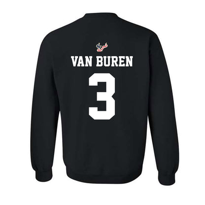 USF - NCAA Football : Michael Van Buren - Salute to Service Shersey Crewneck Sweatshirt-1