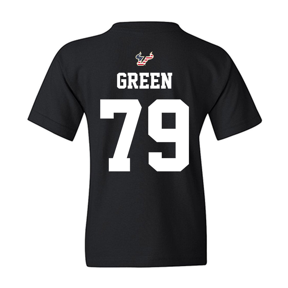 USF - NCAA Football : Ethan Green - Salute to Service Shersey Youth T-Shirt-1