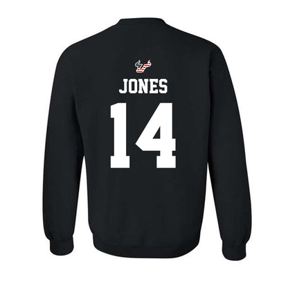 USF - NCAA Football : Eli Jones - Salute to Service Shersey Crewneck Sweatshirt-1