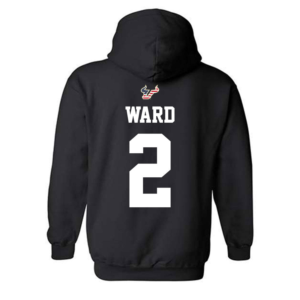 USF - NCAA Football : Tavin Ward - Salute to Service Shersey Hooded Sweatshirt-1
