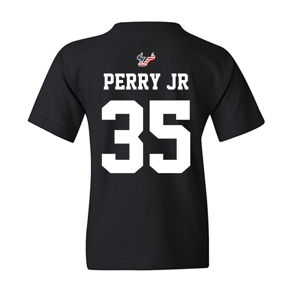 USF - NCAA Football : Herlin Perry Jr - Salute to Service Shersey Youth T-Shirt-1