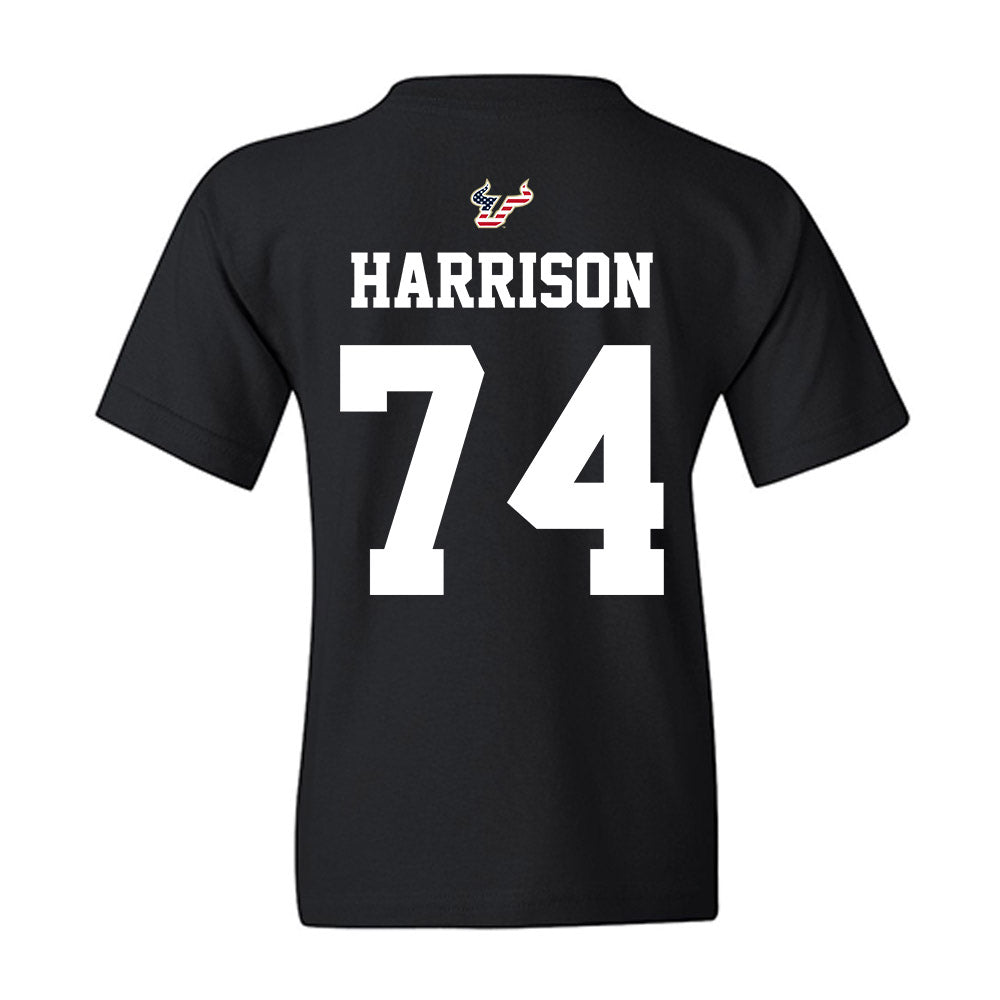 USF - NCAA Football : Jordan Harrison - Salute to Service Shersey Youth T-Shirt-1