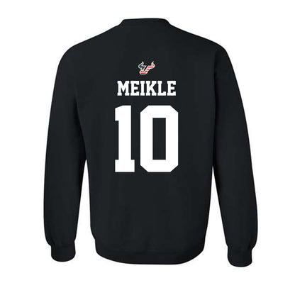 USF - NCAA Football : Shamar Meikle - Salute to Service Shersey Crewneck Sweatshirt-1