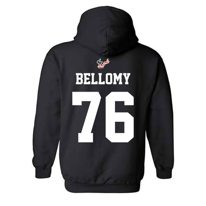 USF - NCAA Football : Colin Bellomy - Salute to Service Shersey Hooded Sweatshirt-1
