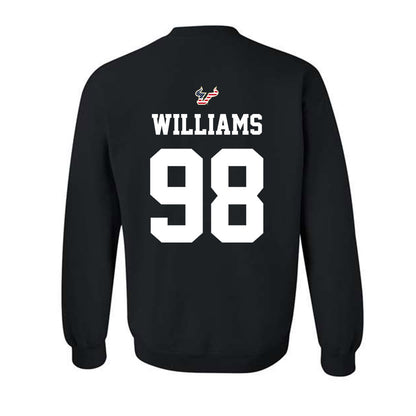 USF - NCAA Football : Marcus Williams - Salute to Service Shersey Crewneck Sweatshirt-1