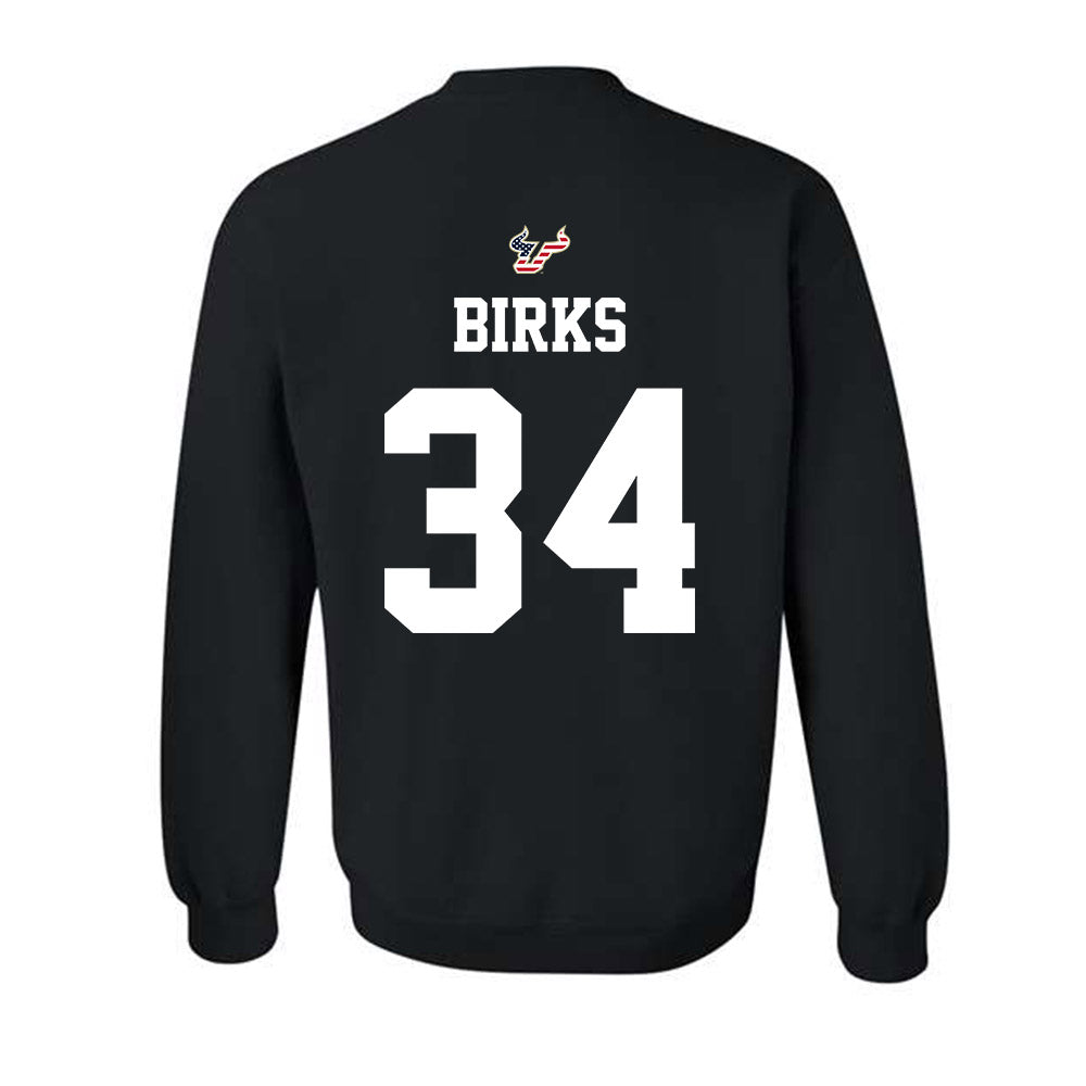 USF - NCAA Football : Keyshaun Birks - Salute to Service Shersey Crewneck Sweatshirt-1