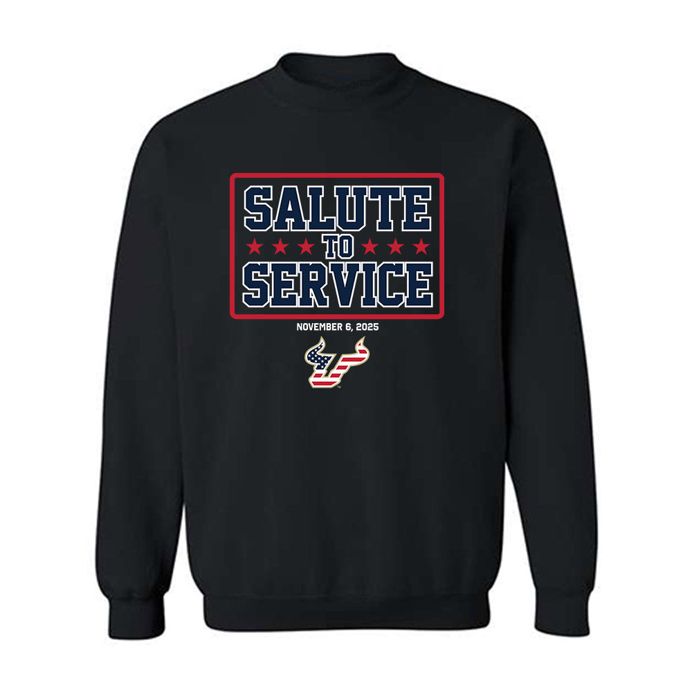 USF - NCAA Football : Arkese Parks - Salute to Service Shersey Crewneck Sweatshirt-0