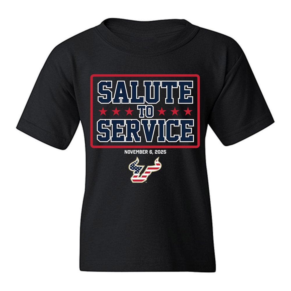 USF - NCAA Football : Grayson Howard - Salute to Service Shersey Youth T-Shirt-0