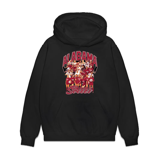 Alabama - NCAA Women's Soccer : - Team Collage Premium Hooded Sweatshirt-0