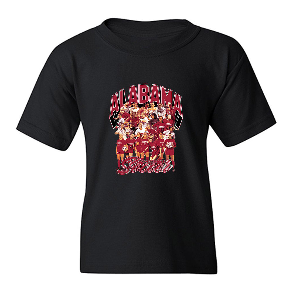 Alabama - NCAA Women's Soccer : - Team Collage Youth T-Shirt-0