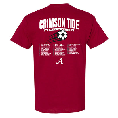 Alabama - NCAA Women's Soccer : - Roster T-Shirt-1