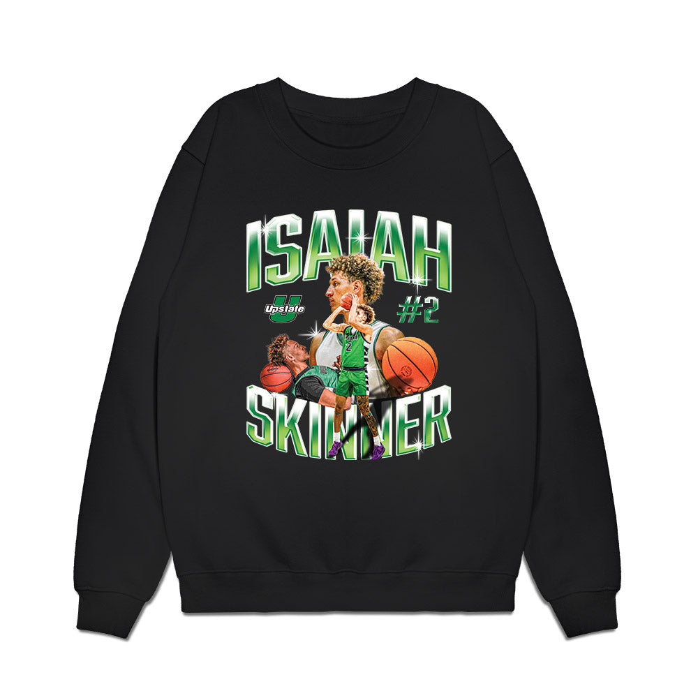 USC Upstate - NCAA Men's Basketball : Isaiah Skinner - Collage Premium Crewneck Sweatshirt-0