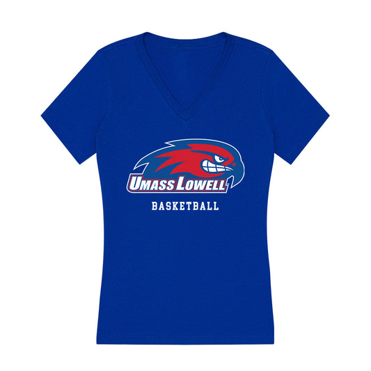 UMass Lowell - NCAA Women's Basketball : Paris Gilmore - Women's V-Neck T-Shirt-0