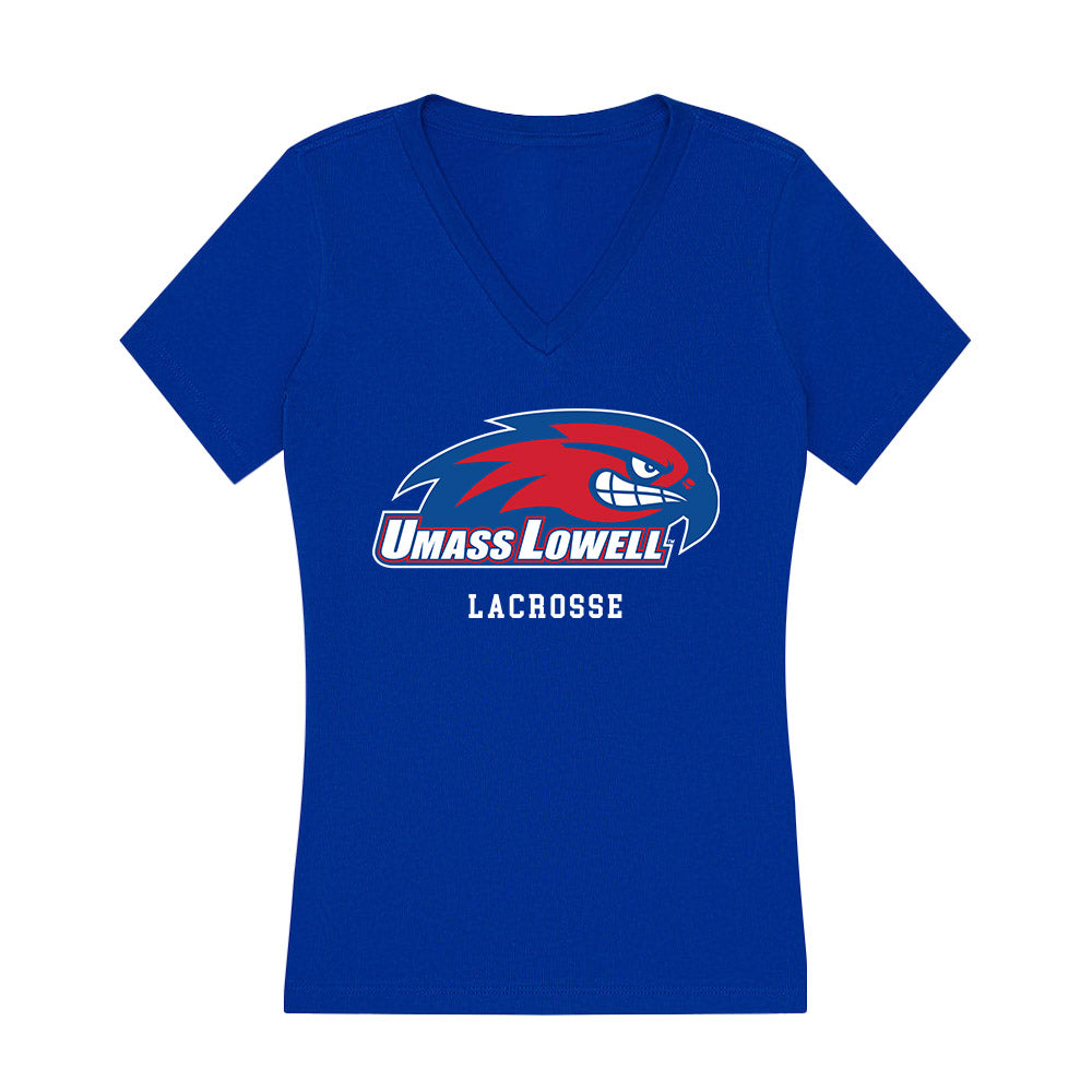 UMass Lowell - NCAA Women's Lacrosse : Madison Carter - Women's V-Neck T-Shirt-0