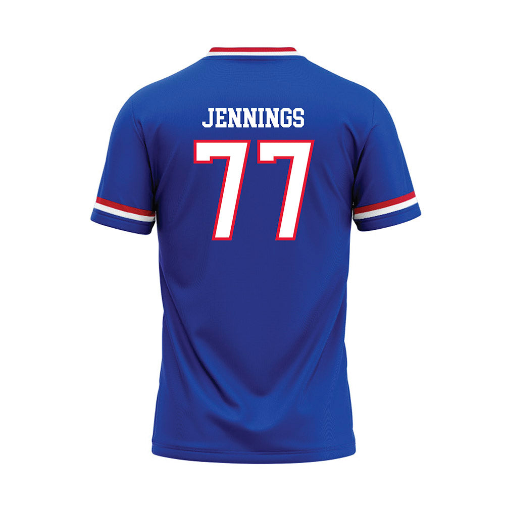UMass Lowell - NCAA Softball : Jessika Jennings - Blue Baseball Jersey-1
