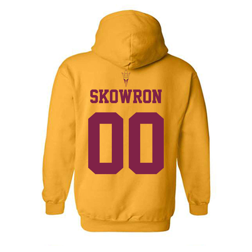 Arizona State - NCAA Football : Xavier Skowron - Generic Shersey Hooded Sweatshirt-1