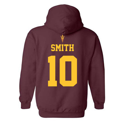 Arizona State - NCAA Football : Clayton Smith - Fashion Shersey Hooded Sweatshirt-1