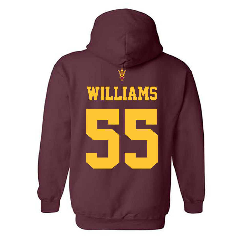 Arizona State - NCAA Football : Ramar Williams - Fashion Shersey Hooded Sweatshirt-1
