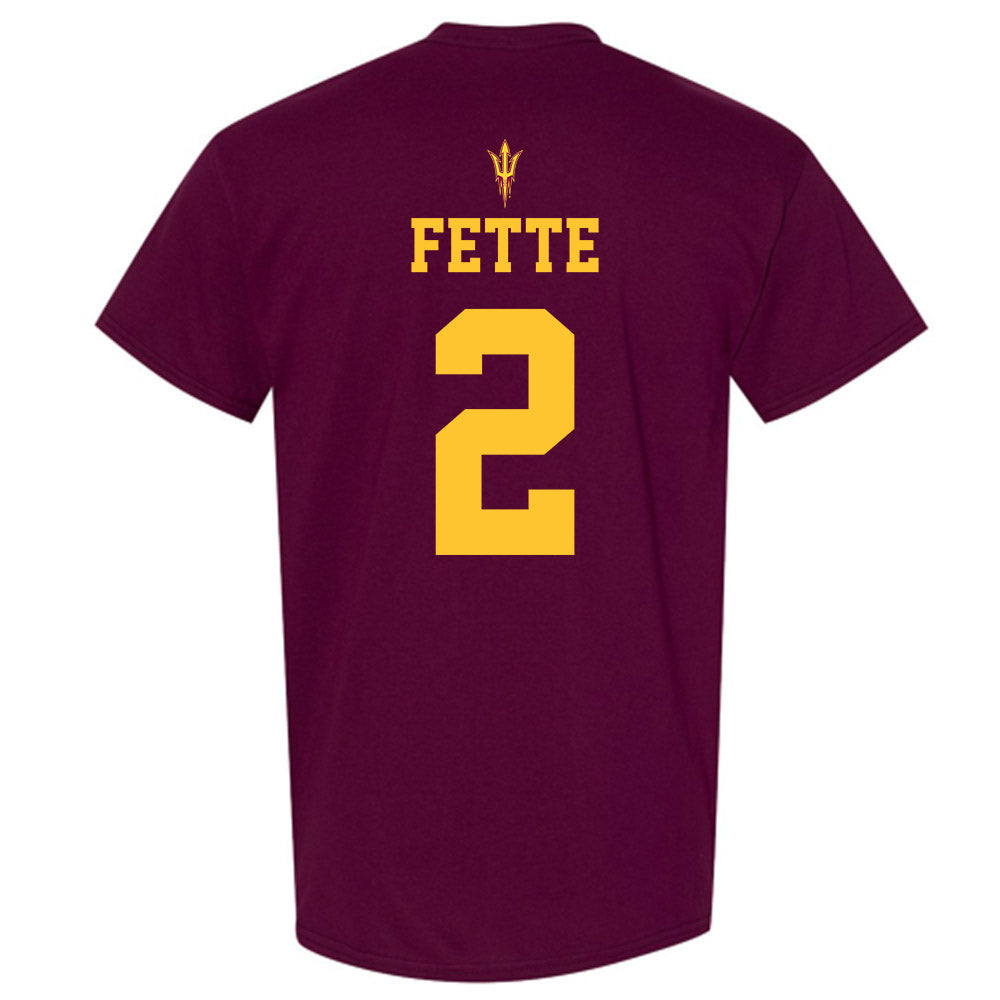 Arizona State - NCAA Football : Jake Fette - Fashion Shersey T-Shirt-1