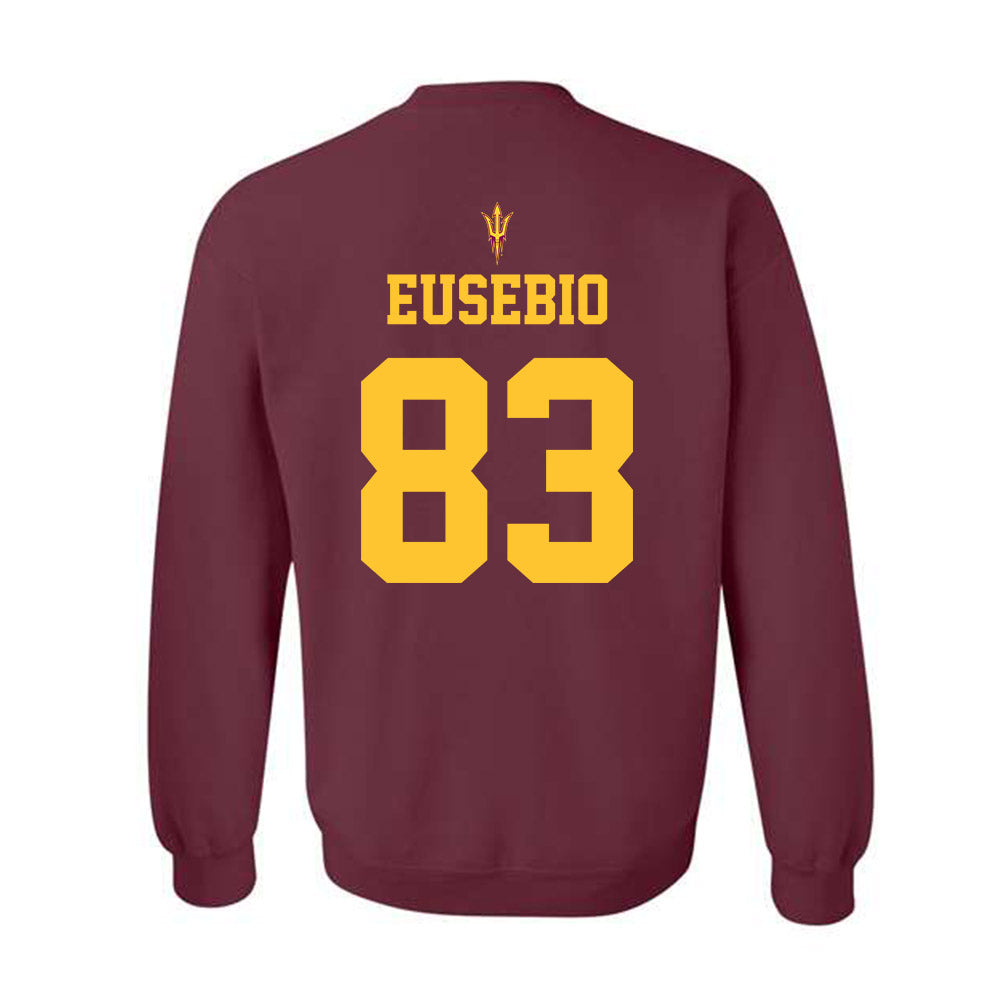 Arizona State - NCAA Football : Derek Eusebio - Fashion Shersey Crewneck Sweatshirt-1