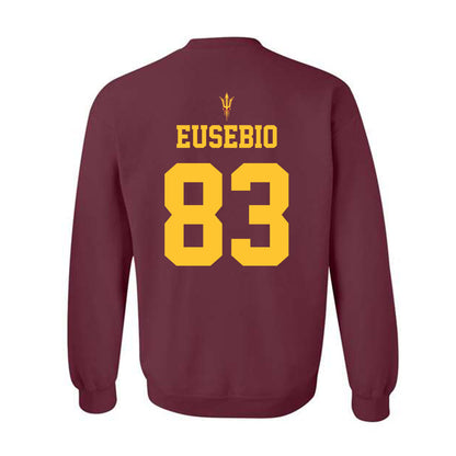 Arizona State - NCAA Football : Derek Eusebio - Fashion Shersey Crewneck Sweatshirt-1
