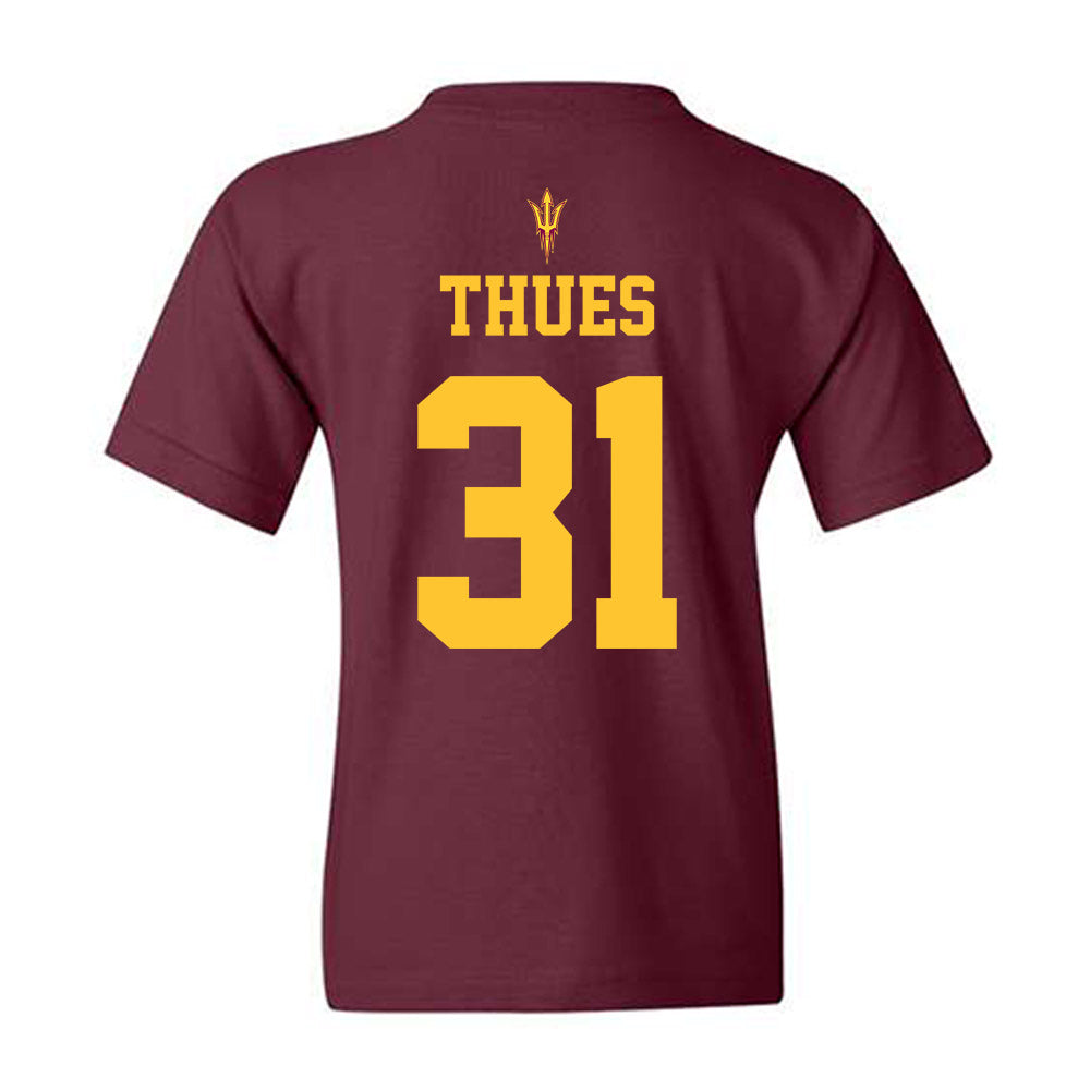 Arizona State - NCAA Football : Zeth Thues - Fashion Shersey Youth T-Shirt-1
