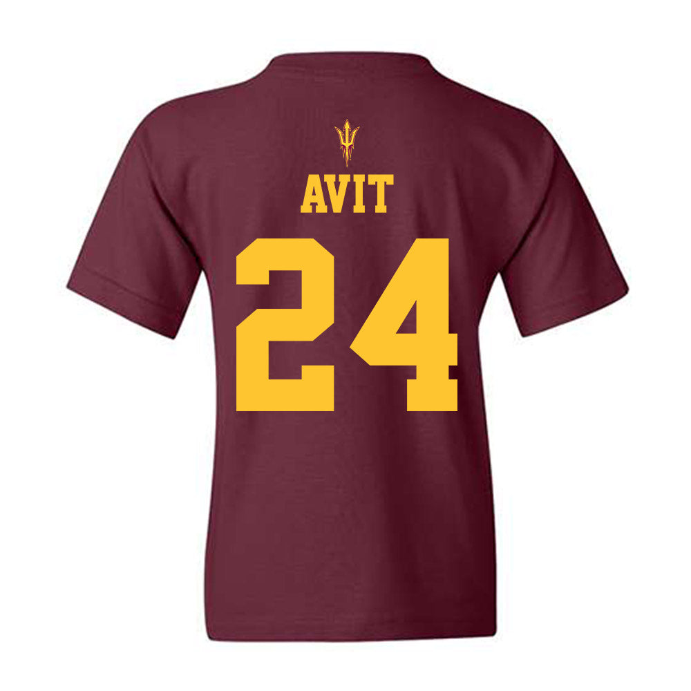 Arizona State - NCAA Football : David Avit - Fashion Shersey Youth T-Shirt-1