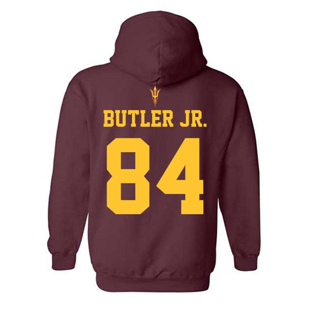 Arizona State - NCAA Football : Cory Butler Jr. - Fashion Shersey Hooded Sweatshirt-1