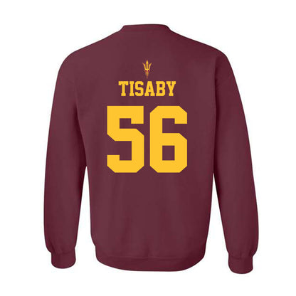 Arizona State - NCAA Football : Cortavious Tisaby - Fashion Shersey Crewneck Sweatshirt-1