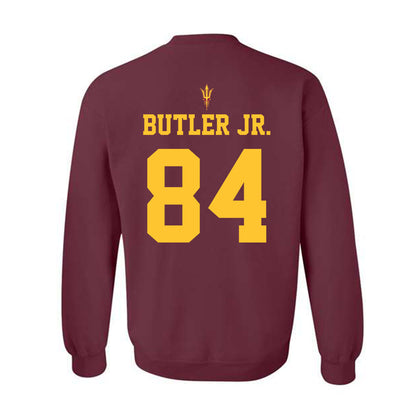 Arizona State - NCAA Football : Cory Butler Jr. - Fashion Shersey Crewneck Sweatshirt-1