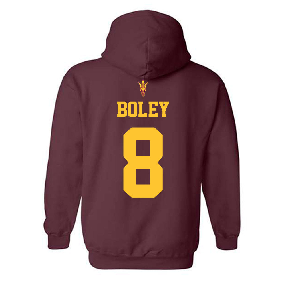 Arizona State - NCAA Football : Cutter Boley - Fashion Shersey Hooded Sweatshirt-1