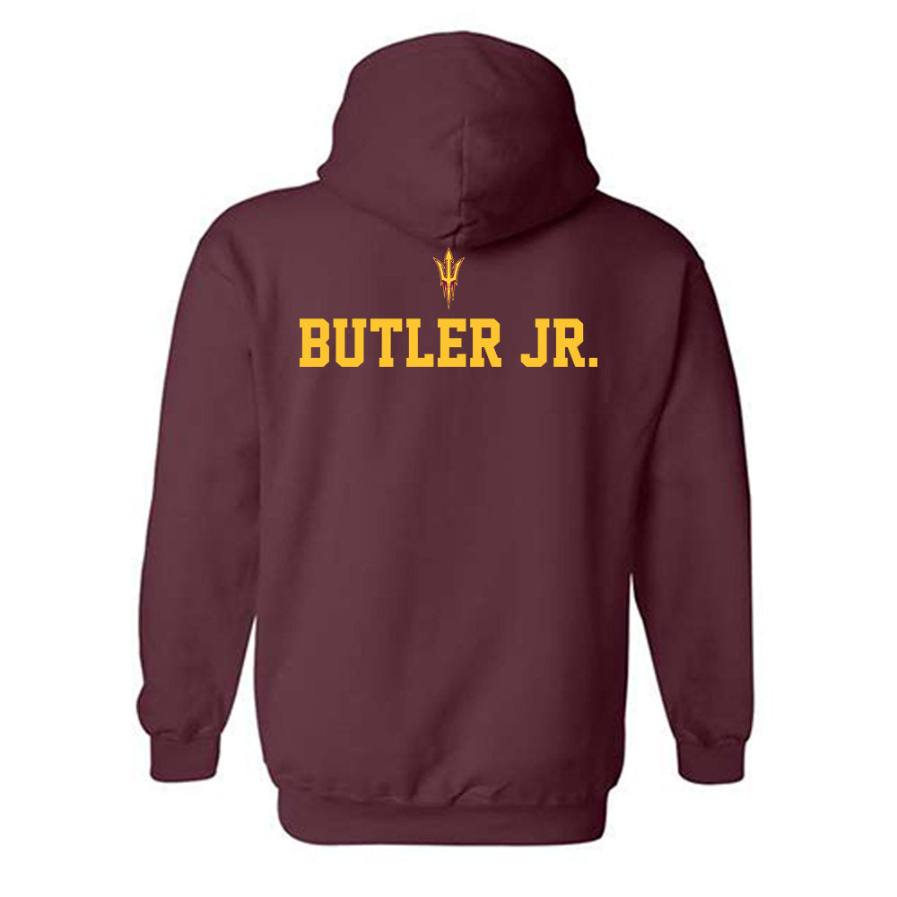 Arizona State - NCAA Football : Cory Butler Jr. - Fashion Shersey Hooded Sweatshirt-1