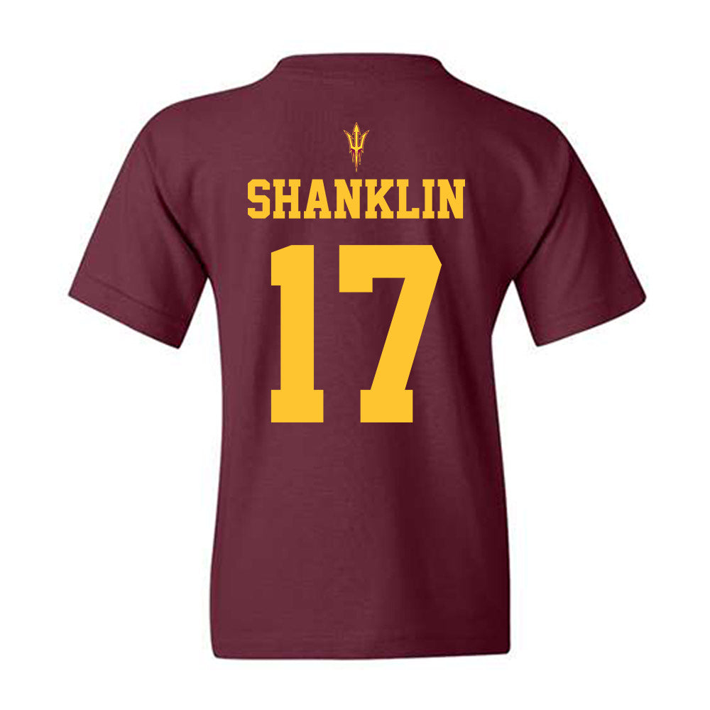 Arizona State - NCAA Football : Joshua Shanklin - Fashion Shersey Youth T-Shirt-1