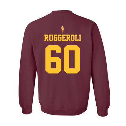 Arizona State - NCAA Football : Xander Ruggeroli - Fashion Shersey Crewneck Sweatshirt-1