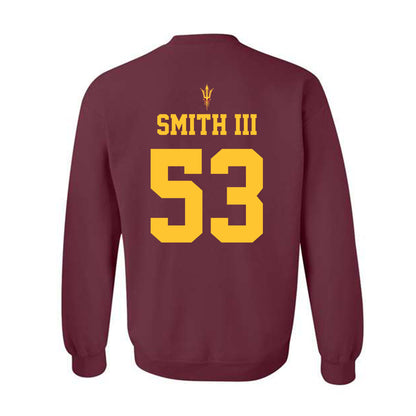 Arizona State - NCAA Football : Albert Smith III - Fashion Shersey Crewneck Sweatshirt-1