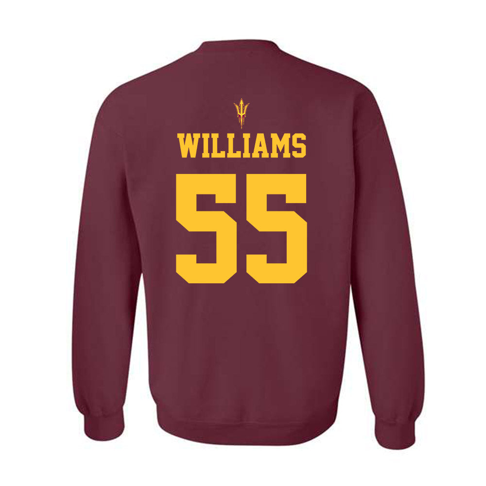 Arizona State - NCAA Football : Ramar Williams - Fashion Shersey Crewneck Sweatshirt-1