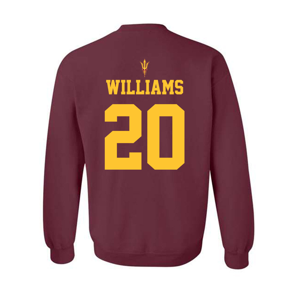 Arizona State - NCAA Football : Maurice Williams - Fashion Shersey Crewneck Sweatshirt-1